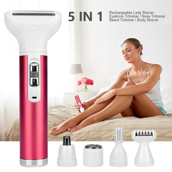 

epilator electric hair remover rechargeable lady shaver nose hair trimmer eyebrow shaper leg armpit bikini trimmer women epilator