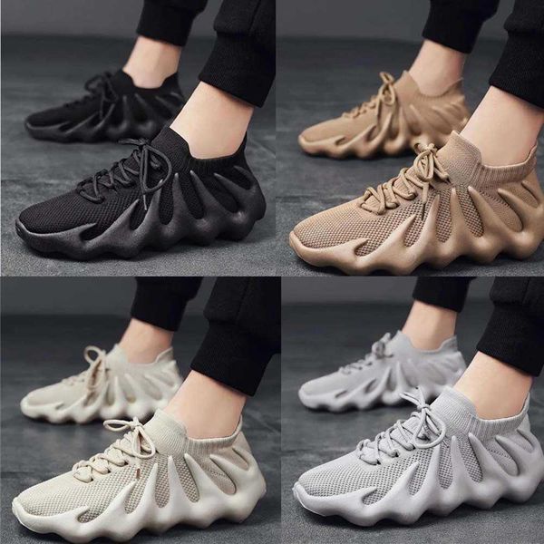 

men coconut shoes 450 fashion ocs volcano shoes casual breathable sports sneakers, Black