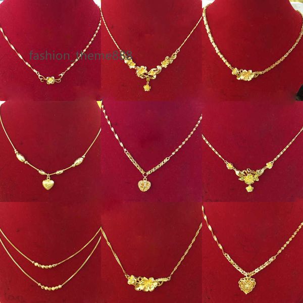 

2020 gold plated imitation jewellery xuping 24k gold jewelry new design dubai women's fashion chain necklaces, Silver