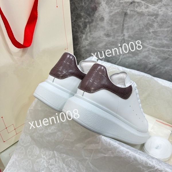 

new fashion women men quality casual shoes brand leather lace-up sneaker running trainers letters flat printed sneakers, Red;white