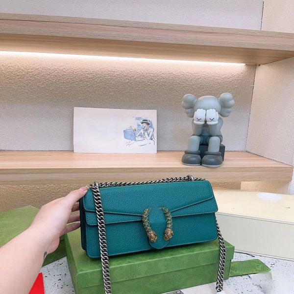 

classic luxury chain fashion 2023 flower brand wallet vintage ladies brown leather handbag designer shoulder bag with box crossbody bag