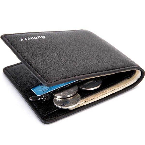 

frid customized mens wallet zipper coin bag dollar handbag, Red;black