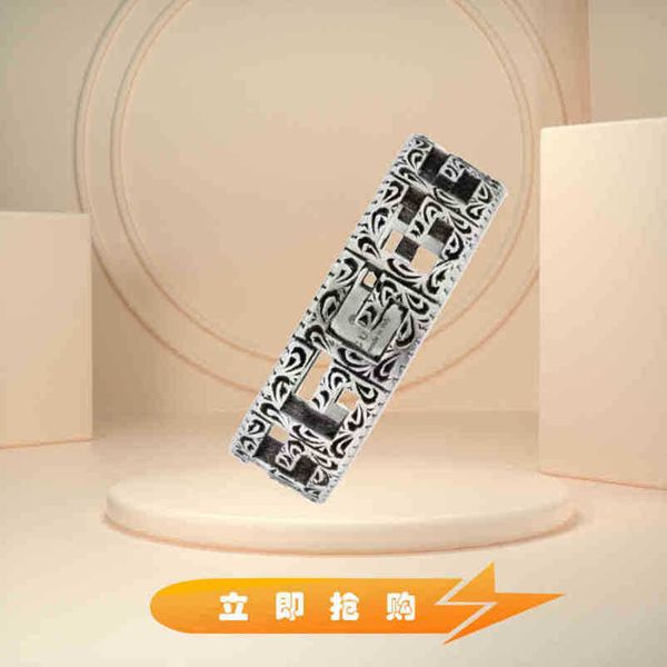 

designer jewelry bracelet necklace ring pure hollow out male female couple ring valentine's day giftnew jewellery high quality, Silver