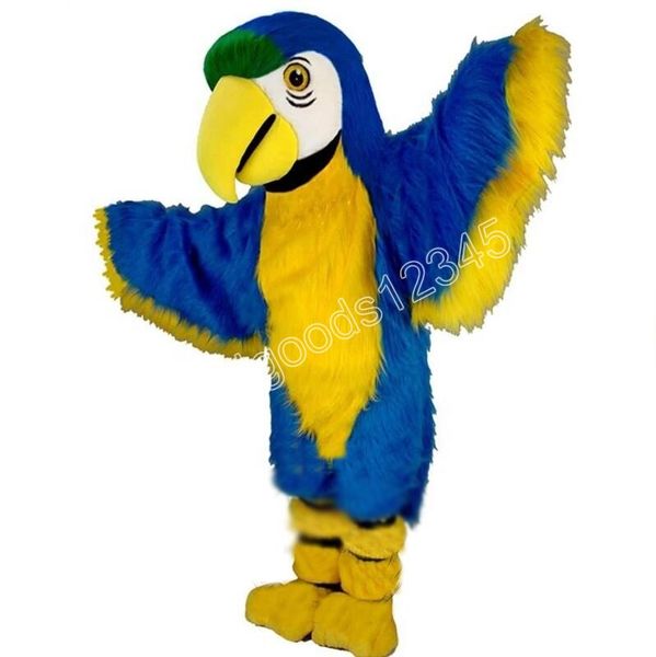 

halloween size parrot mascot costumes christmas party dress cartoon character carnival advertising birthday party dress up costume unisex, Red;yellow