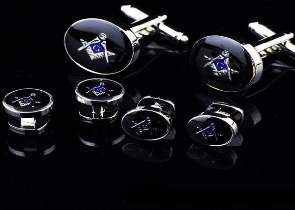 

polished shining brass men039s silver masonic cuff links and mason button mens mason shirt cufflink5401174