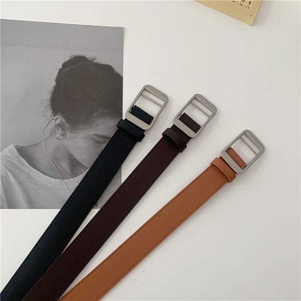 

hhmens designers belt luxury womens belts double bronze letter genuine leather belt fashion business casual gold silver black tricolor simpl