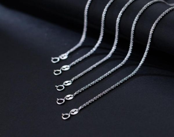 

pendant necklaces 925 sterling silver popcorn chain necklace for women jewelry on the neck long 40 45 50 55 60 70 80 cm thick 2 mm8546966