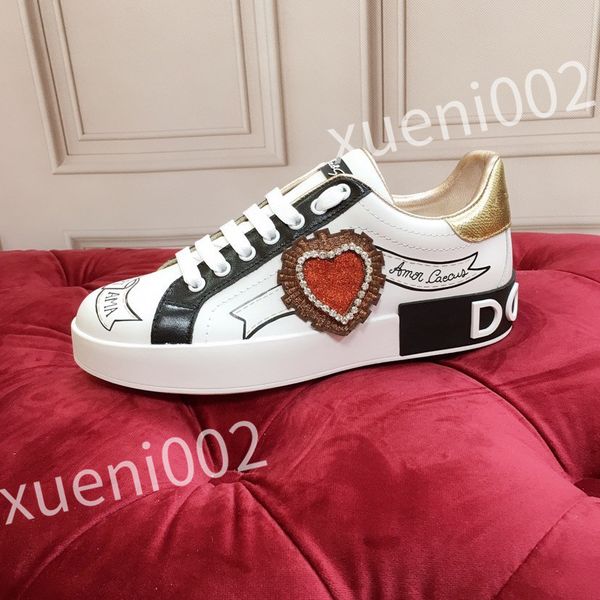 

designer sneakers men and womens casual shoes fashion white genuine leather flat sports skate shoes, Black