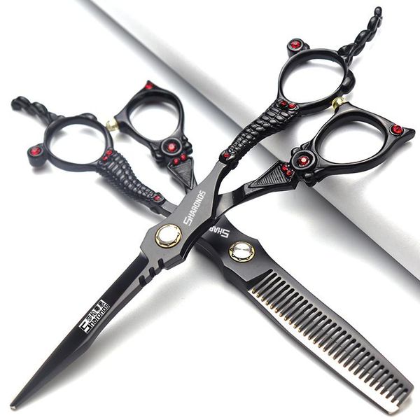 

shears ashadow 6 inch thinning scissors hair salon hair cutting set tooth scissors flat head scissors professional hair scissors