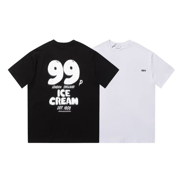 

2023 summer mens plus tees polos men designer tee t shirt man classical letter printed t shirts cotton 1856 t-shirt women, White;black