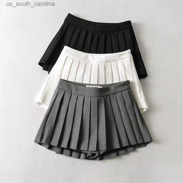 

summer high waist skirts womens mini skirts vintage white black pleated skirt korean tennis skirts short