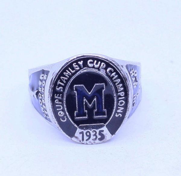 

1935 montreal maroons coupe stanley cup world championship ring8990672, Golden;silver