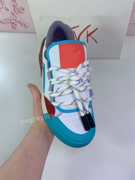 

men designer sneaker casual shoes leather sneakers embroidered white shoes flat platform walking sports trainers2023, Black