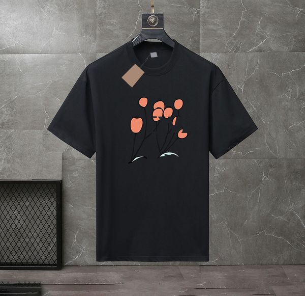 

2023 summer men's and women's fashion and leisure brand temperament joker soft cartoon letter printed t-shirt size xs-4xl#ljs14, White;black