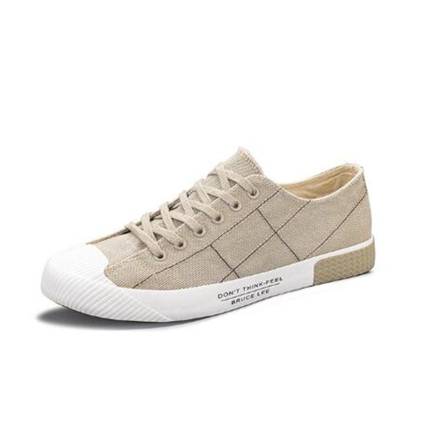 

summermen 2023canvas fashirunning shoes white shoes lace-up breathable casual espadrilles zapatos hombre outdoor shoes, Black