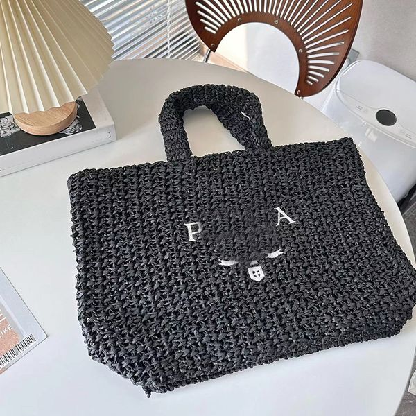 

knitting tote bag designer shopping bags large quality handbag lafite striped braid sweet and fresh women lady luxury travel holiday wallet