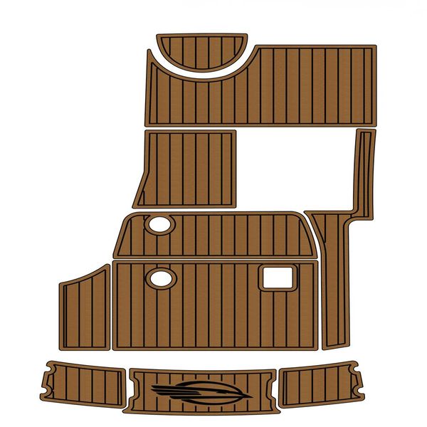 

2000 chaparral 240 swim step platform cockpit boat eva foam teak deck floor pad backing adhesive seadek gatorstep style floor