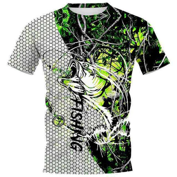 

men's new summer tshirt d digital printing fishing fashion youth street short sleeve bgsg, White;black