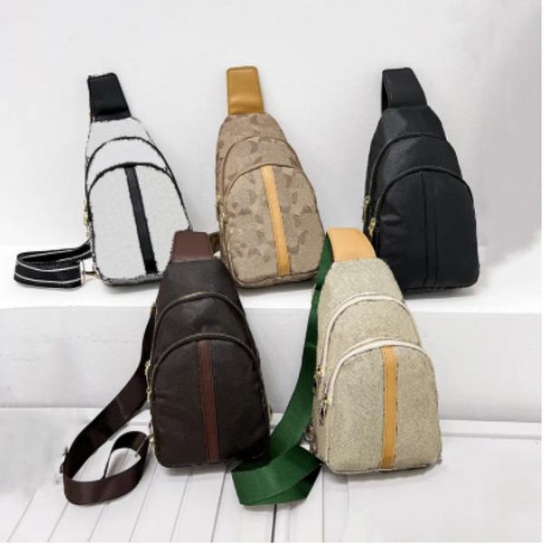 

brand bags latest designer bag for men women packs in 5 colors casual pack belt waist bag fashion genuine leather shoulder chest bags handba