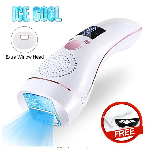 

epilator 999990 flashes cooling ipl epilator lcd display bikini trimmer professional for women men laser permanent hair removal for home