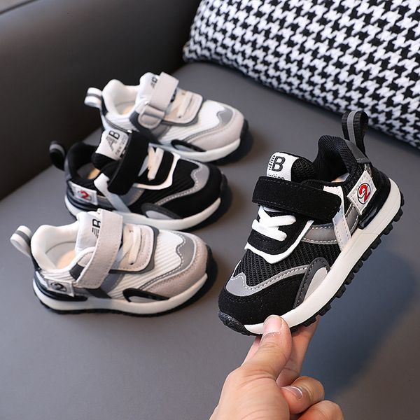 

Sneakers Sneakers Kids Baby Toddler Shoes for Boys Girls Breathable Tennis Mesh Little Kids Casual Sneakers Non-slip Children Sport Shoes 230530, Grey