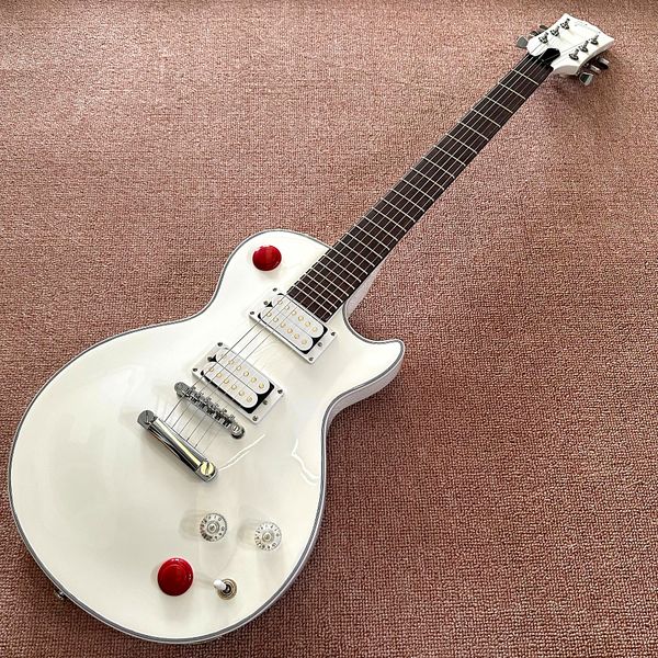 

custom shop, lp electric guitar, white red switch, rosewood fingerboard, 24frets p guitar ing