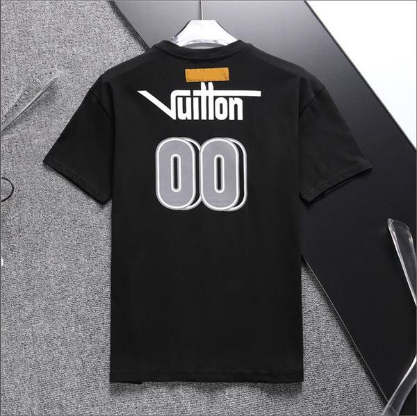 

men's t-shirts designer short sleeves summer tee women spring/new letter rainbow printing, White;black