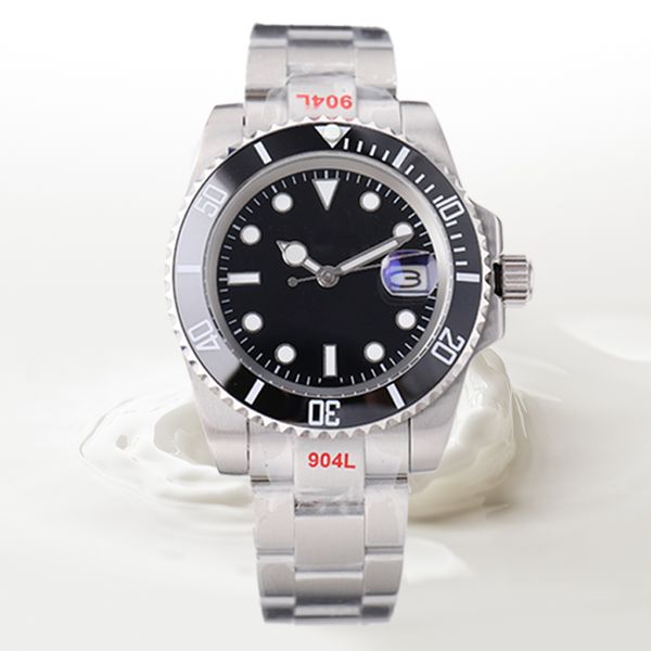 

luxury man watch designer aaa watches 40mm sapphire glass mens watches automatic folding buckle wristwatches waterproof steel strap montre d, Slivery;brown