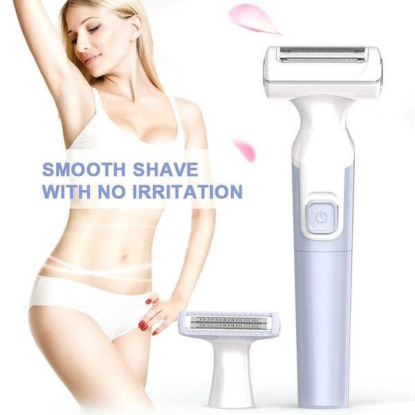 

epilator 2 in 1 electric razor for women pubic hair shave for men body hair trimmer painless bikini epilator hair removal depilador