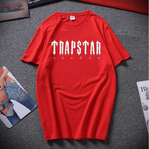

mens trapstar t designer women hip hop t-shirt summer fashion black sportswear sweatshirt clothing polo 5 niob, White;black