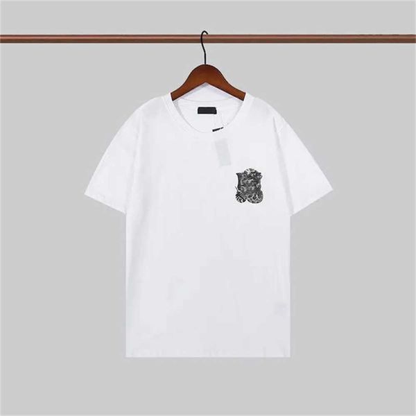 

summer paris mens t-shirts designer tee luxury flocking letter tshirt t shirt classic fashion green womens short sleeve casual cotton t-shir, White;black