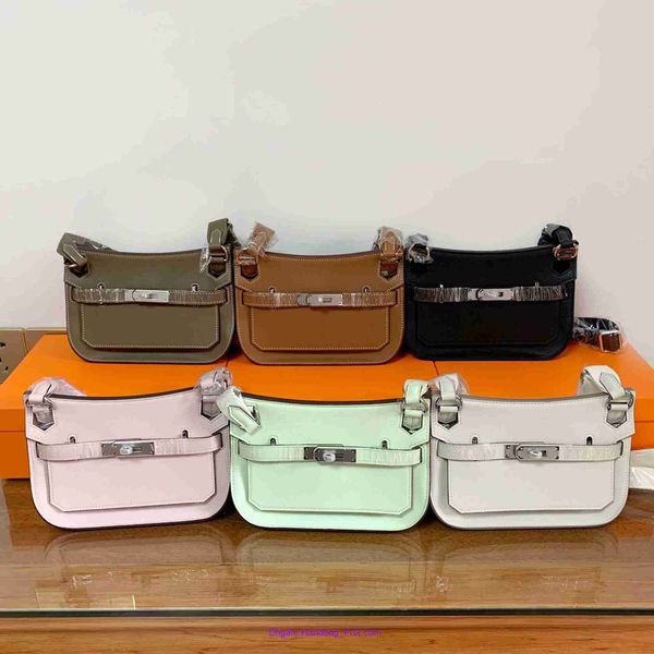 

8a quality original hemrres j ypsiere tote bag for sale new bag women's gypsy mini 23cm swift leather one shoulder crossbody fashionhav
