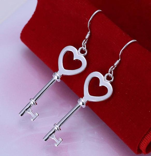 

brand new sterling silver heartshaped earrings spoon dfmse135women039s 925 silver dangle chandelier earrings 10 pairs a lot5253243