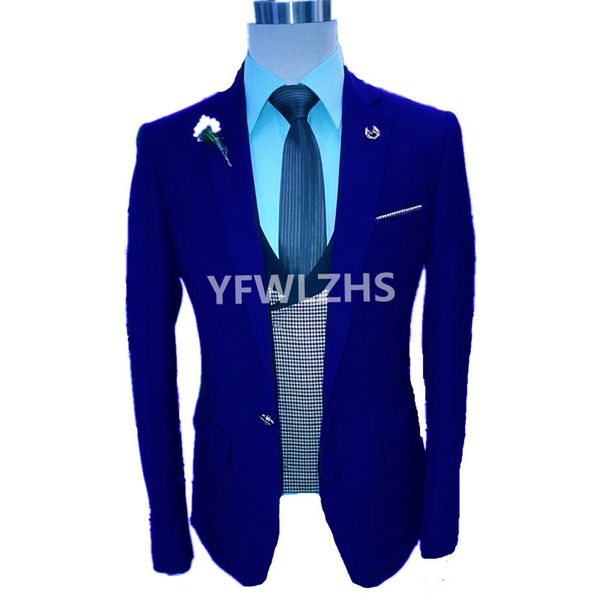 

wedding tuxedos one button men suits groomsmen notch lapel groom tuxedos wedding/prom man blazer jacket pants vest tie w1251111113, Black;gray