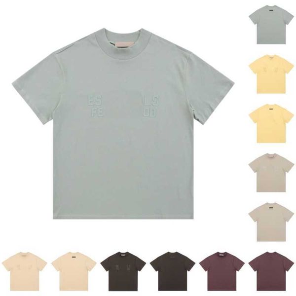 

essent fashion men women t shirt essentail cotton short sleeve breathable high street tshirts essentiel clothing crew neck casual, White;black