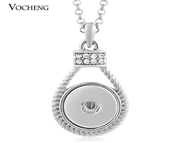 

whole whole 10pcslot 18mm vocheng ginger snap charms jewelry pendants necklace with stainless steel chain nn04410 7599821, Silver
