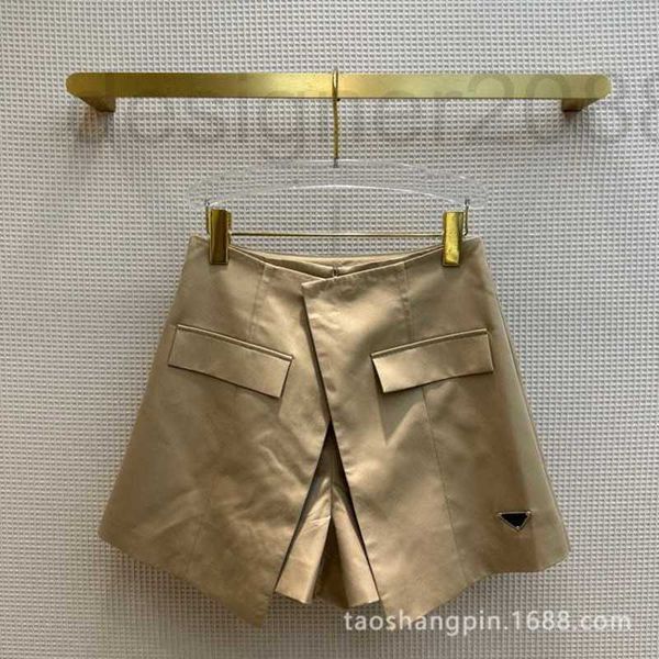 

women's shorts designer boutique wear irregular patch design high waist slim casual short skirt pants summer p0la, White;black