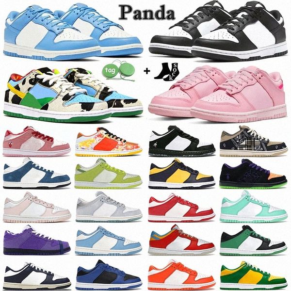 

shoes for mens running sneakers panda triple pink fog syracuse team green university blue unc walking jogging trainers lows sneaker, Black