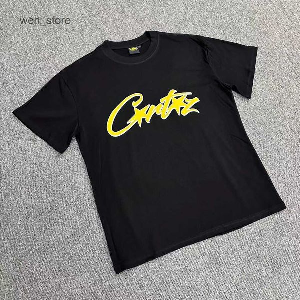 

summer corteiz designer selling basic printed short sleeve american high street design signature letter tee 8 yycf, White;black