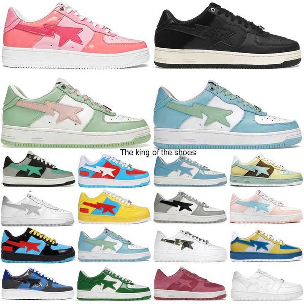 

ogsk8 casual running shoes men women sta low camo black white stars green coast red mix laser orange beige sude classic platform trainer