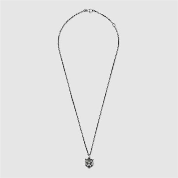 

designer jewelry bracelet necklace ring xiao same tide hip hop head couple chain high quality, Silver