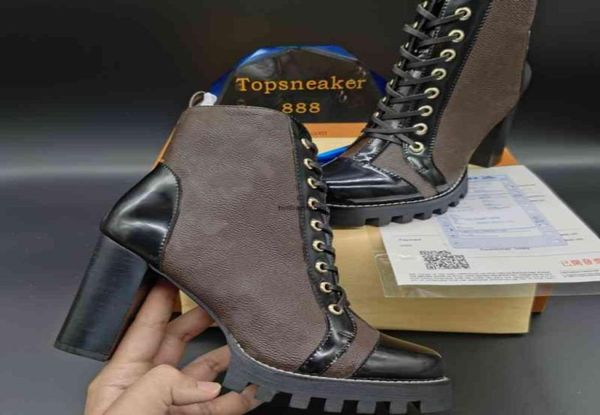 

love women boots chunky heel martin laureate boot black white yellow size uk35uk95 martins woman shoes6650928
