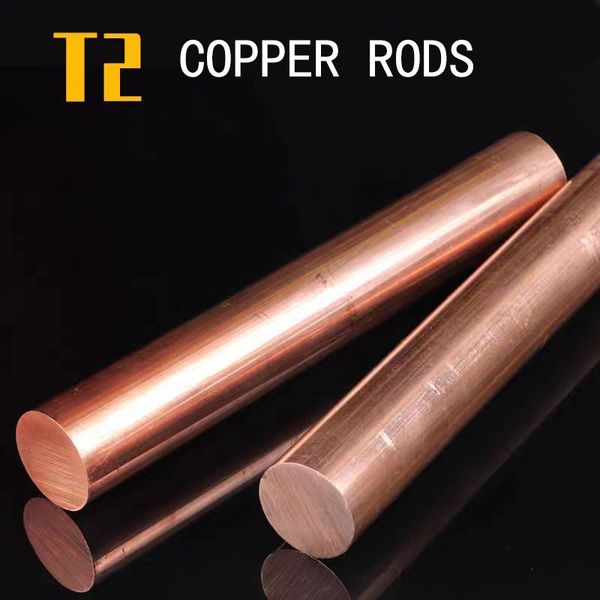 

polished copper rod 32mm 35 38 40mm pure round copper bars 15cm long electric conduct