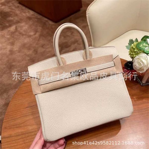 

birkins bag 2023 original factory togo leather handmade wax thread handheld zc