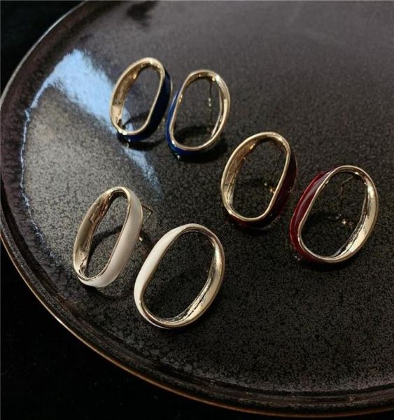 

dangle chandelier hoop earrings minimalist metal large circle geometric round punk retro big for women girl daily party jewelry5820385, Silver