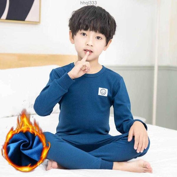 

13sd thsz pajamas kids pajamas children sleepwear fabric baby boys girls fleece lining pyjamas pijamas cotton nightwear homewear sets good c, Blue;red