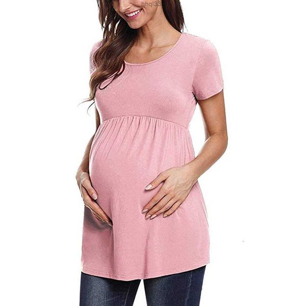 

jd1f iuvh maternity dresses womens maternity short sleeve striped tunic casual pregnancy t-shirt maternity clothes comfy flattering summer, White