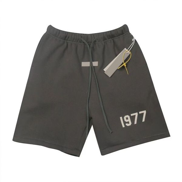 

30% off fear off 1977 god designer shorts 1977 cotton brand ess mens shorts hip-hop dance pant couples joggers pants street man short womens, White;black