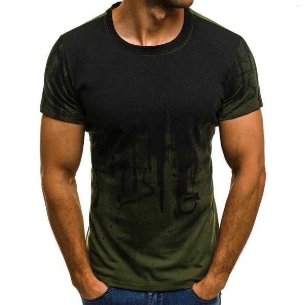 

men's t shirts short-sleeved t-shirt hippie streetwear sports shoes graded color in 2023, White;black