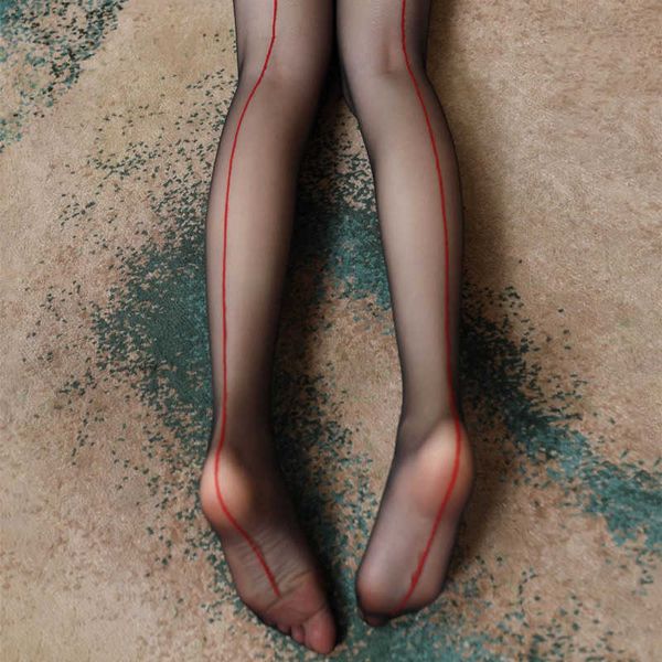 

36% off ribbon factory store antique transparent women' stockings heels back zipper open chest thin underwear, Red;black